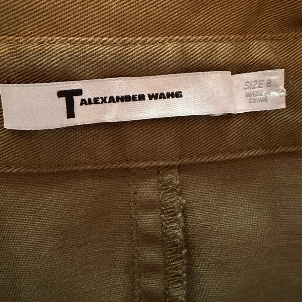 Alexander Wang women’s army Green Utility parka military 8 Relaxed jacket - Picture 13 of 15